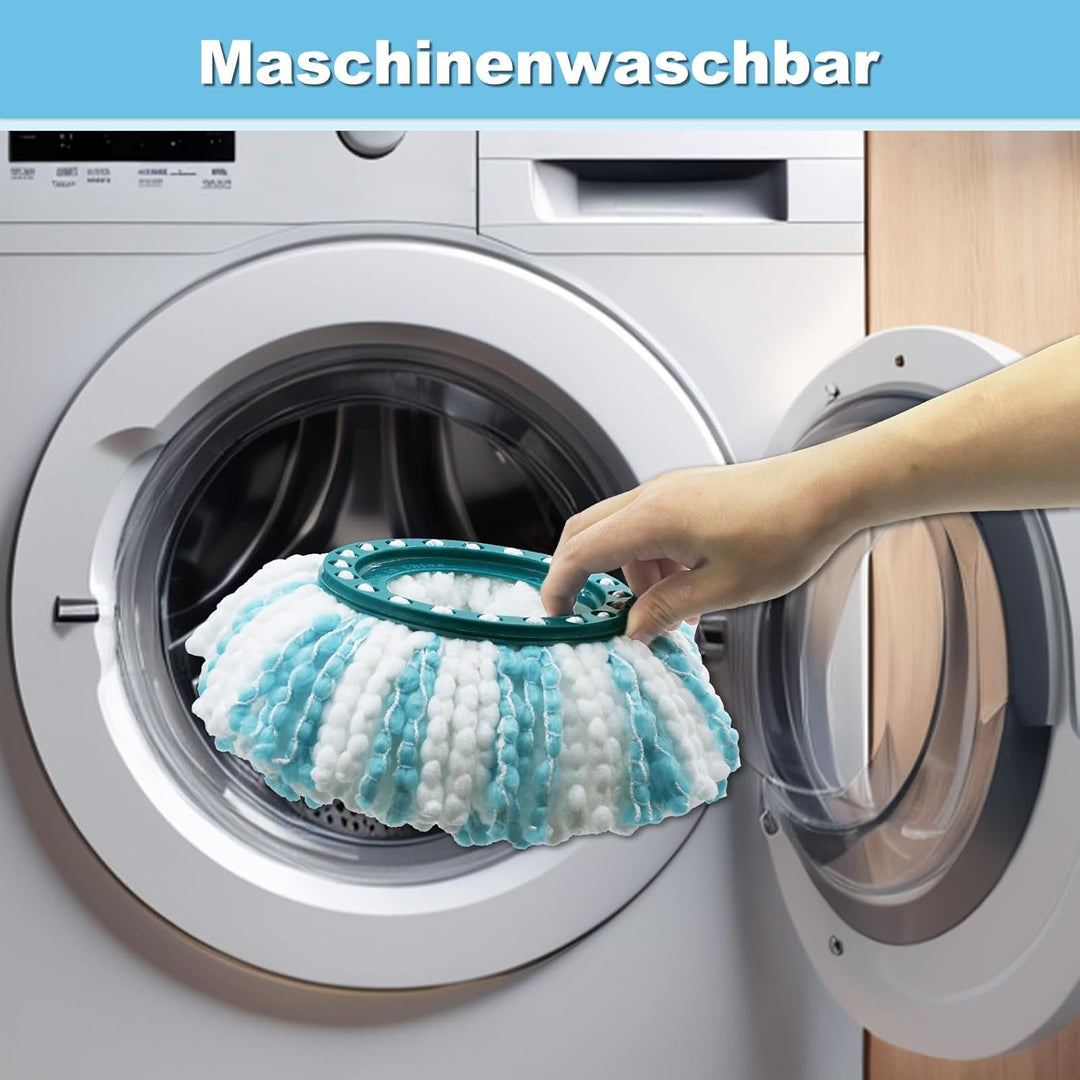 Bodenwischer Ersatzbezug, Wischmopp Bezug Kompatibel Mit Leifheit Clean Twist Disc Mop Ergo Wischmop