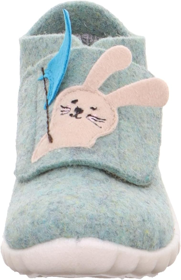 Superfit HAPPY 500295 Mädchen Hohe Hausschuhe 28 EU Hellgrün 7010, 28 EU Hellgrün 7010