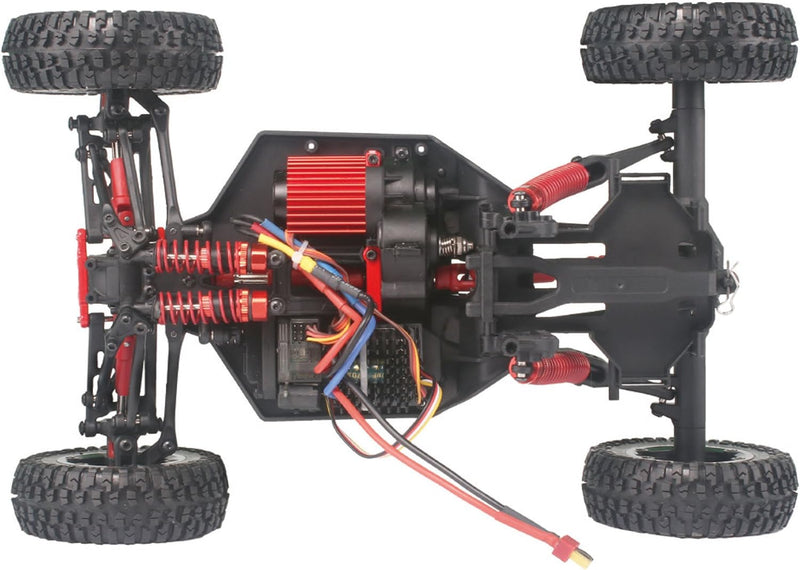 Amewi 22245 Fighter PRO 4WD brushless 1:12 Short Course, RTR,2,4GHz, Rot, Schwarz, Weiss