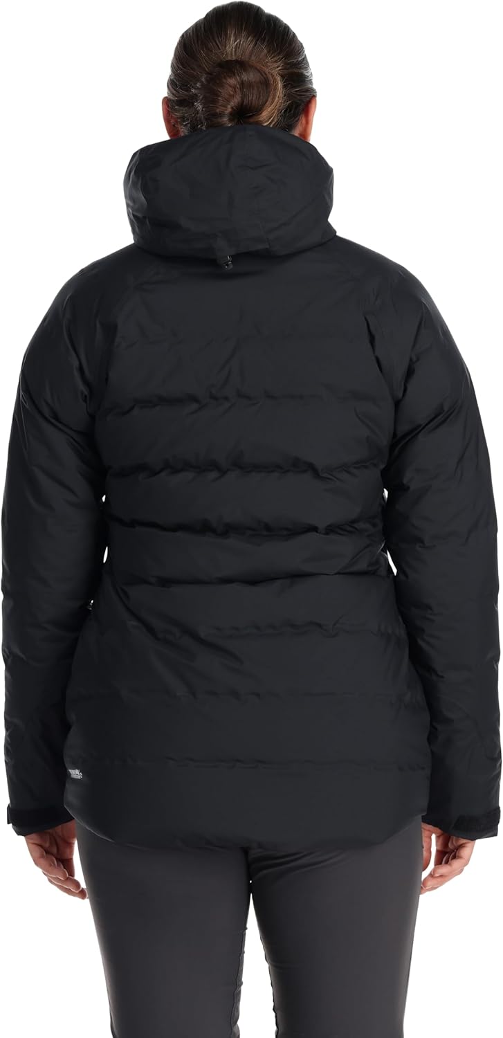 Rab Valiance Jacket Women 10 UK Damen black BL, 10 UK Damen black BL