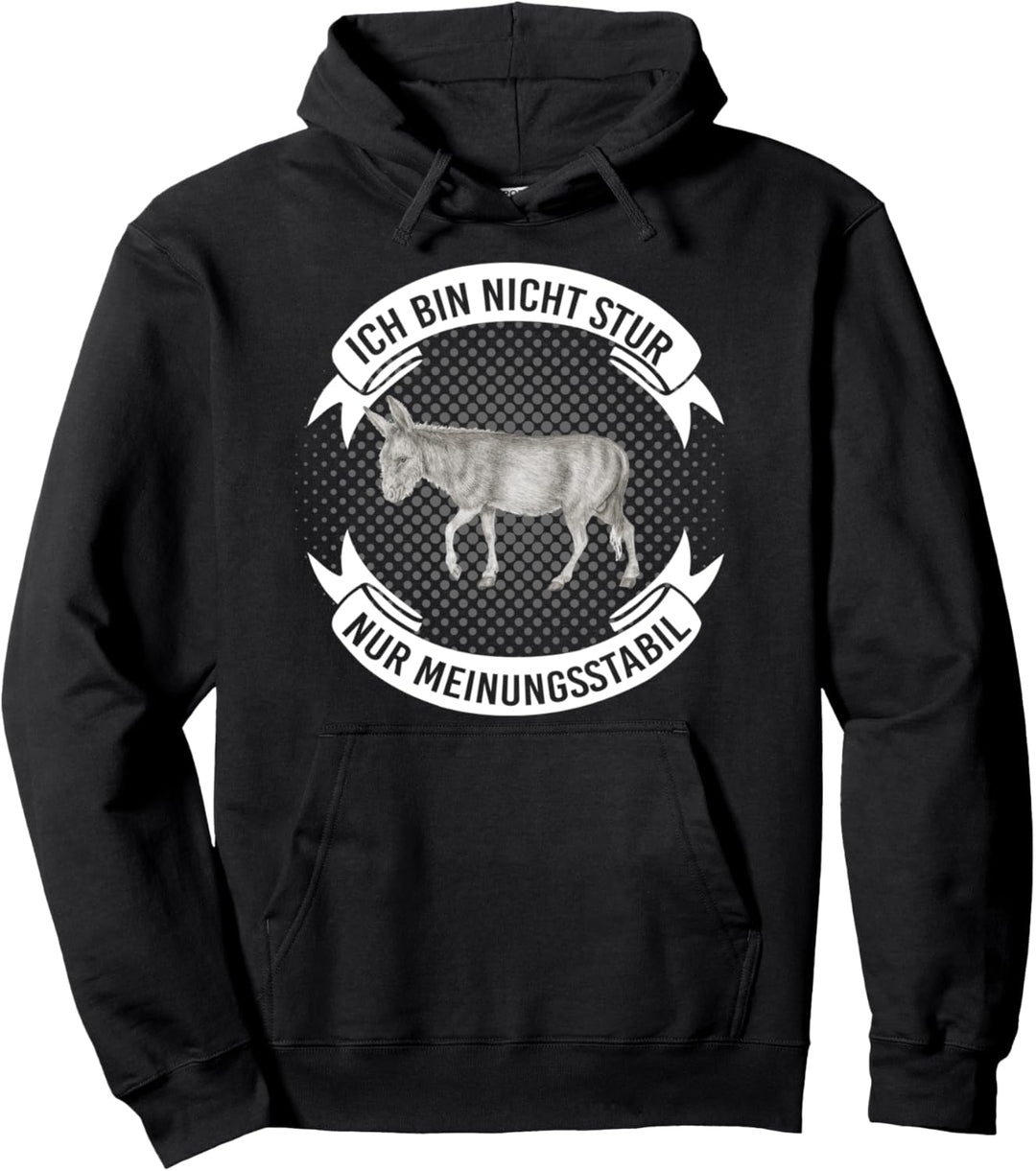 Bauernhof Tiere Geschenk für Sturkopf Esel Pullover Hoodie