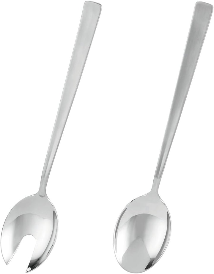 RÖSLE Salatbesteck VS 600, Hochwertige Salatschöpfer aus Edelstahl 18/10 zum Servieren von Salat, Se