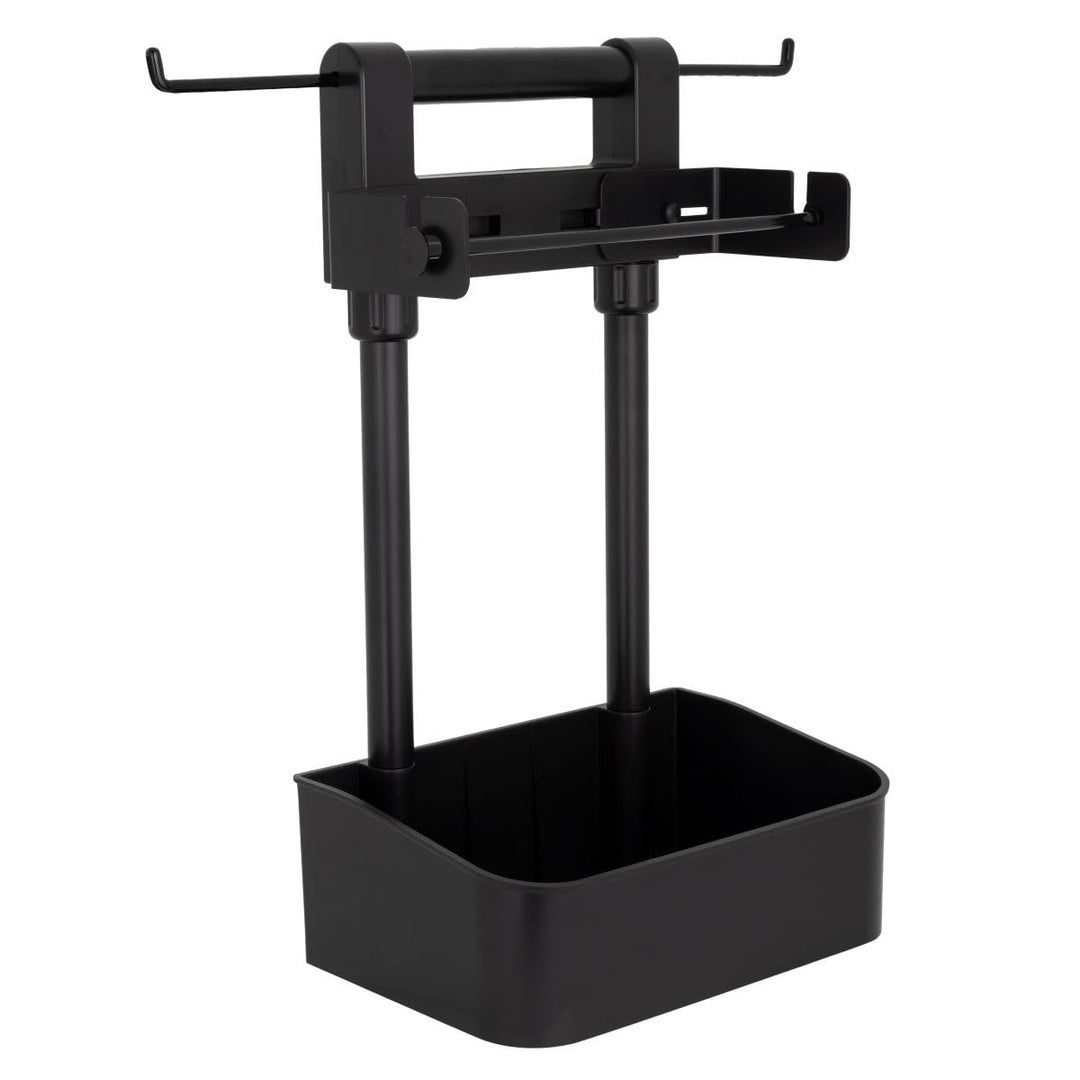 Haushalt International Grill Butler, mit Haken für Grillhelfer und Küchenrolle. schwarz, Organizer f