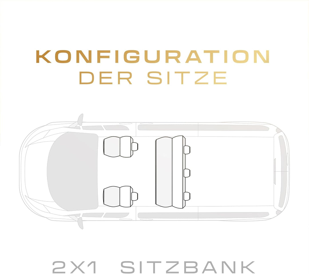 MOTOS Personalisierte sitzbezüge auto für Fiat Panda III ab 2011 Perfekt angepasste Autositzbezüge m