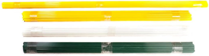 Fiberglasstäbe GELB - 140cm - 7mm - 100 Stück
