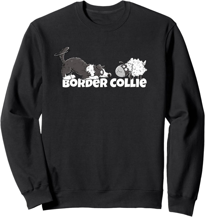Border Collie Und Schaf I Hundefreund Hundemotiv Hütehund Sweatshirt