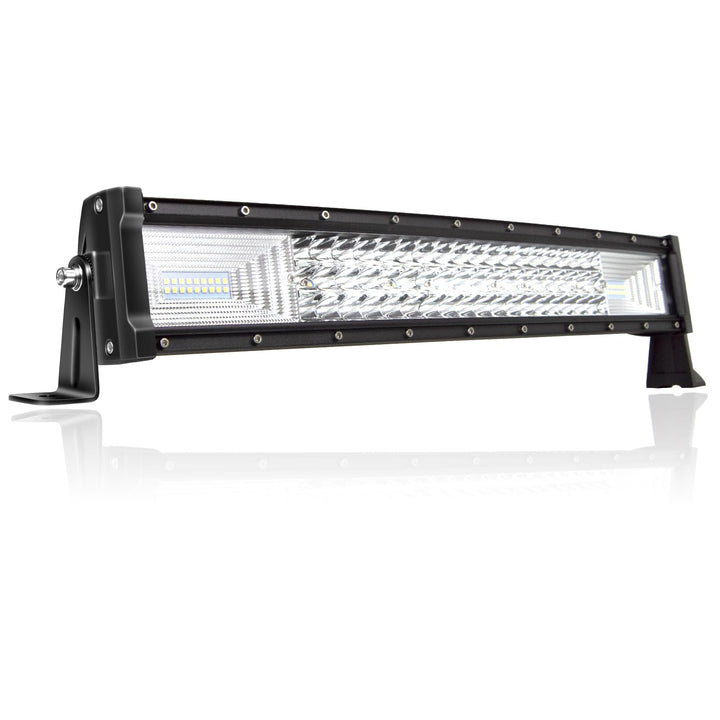 PICAA 3 Rows Gewölbt 22 Zoll LED Lightbar 270W Lichtbalken Arbeitsscheinwerfer Flutlicht Spotlight f