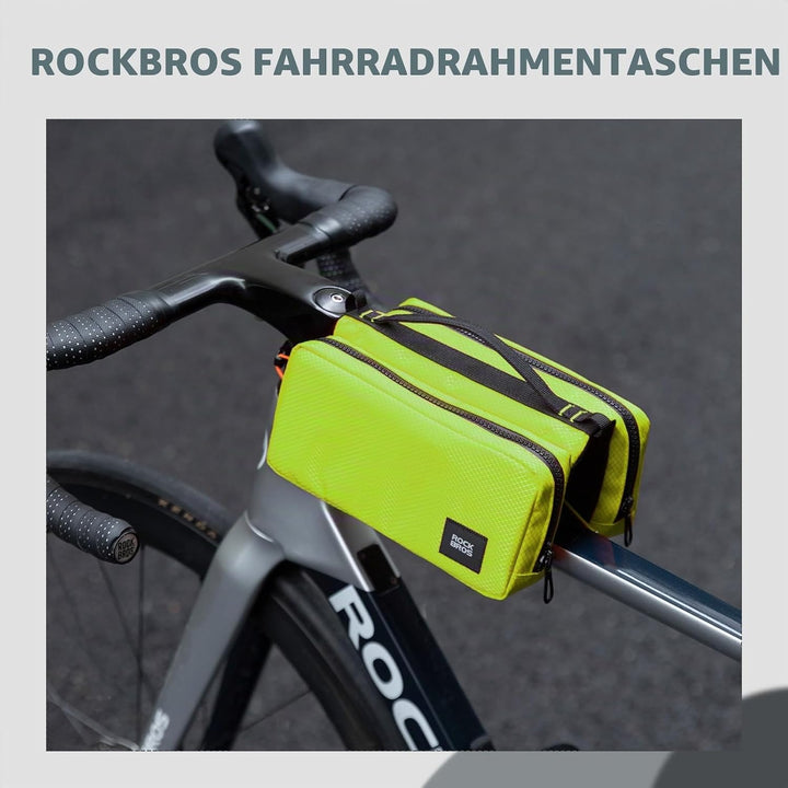 ROCKBROS Fahrrad Rahmentasche Fahrradtasche Rahmen Aufbewahrungstasche mit Schultergurt Fahrrad Ober