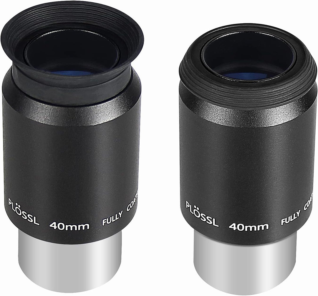 SOLOMARK Teleskop 1,25 Zoll Super-Plossl-Okular 40 mm 4-Element-Plossl-Design mit Gewinde für Standa