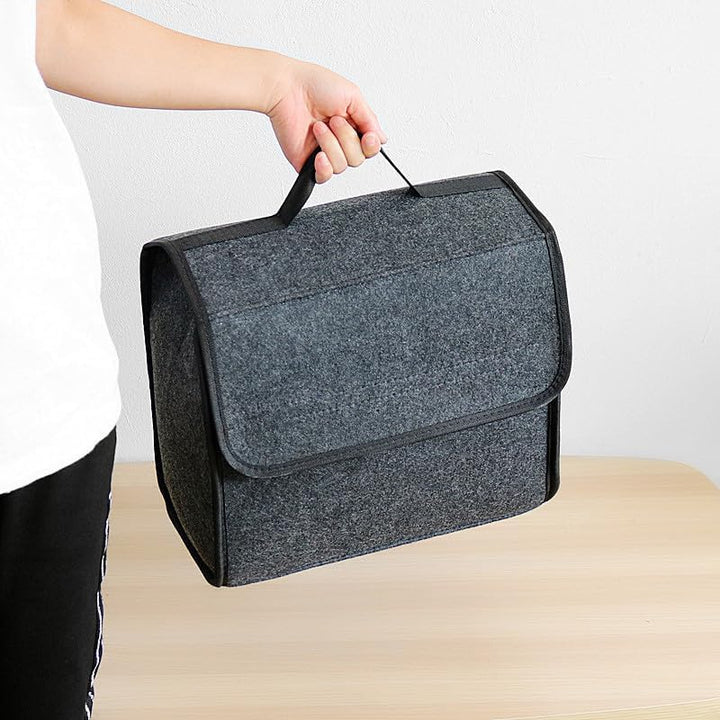2 Stück Kofferraum Organizer, 35 * 20 * 30cm,Auto Kofferraum Organizer, Filz Box Kofferraumtasche To