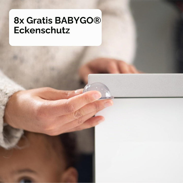 BABYGO® Premium Qualität Babysicheres Set für Zuhause und Küche | Babysicherheit Magnetisches Schran