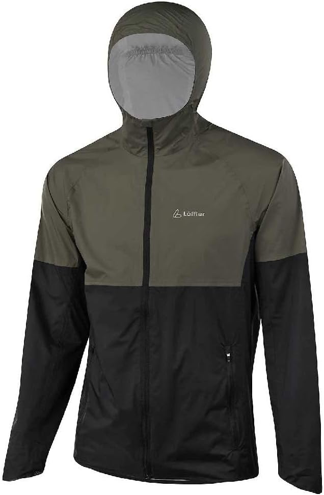 Löffler M Hooded Jacket CB WPM Pocket Olive 56, 56