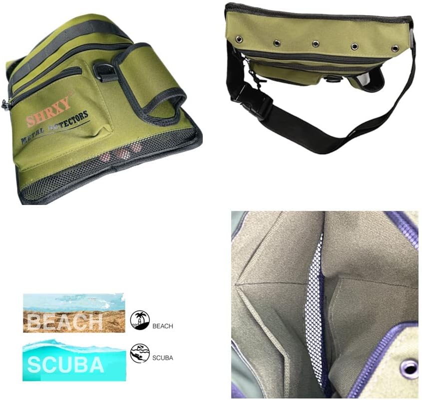 Metal Detecting Finds Bag Waist Digger Pouch Tools Bag for PinPointer Garrett Detector Xp ProPointer