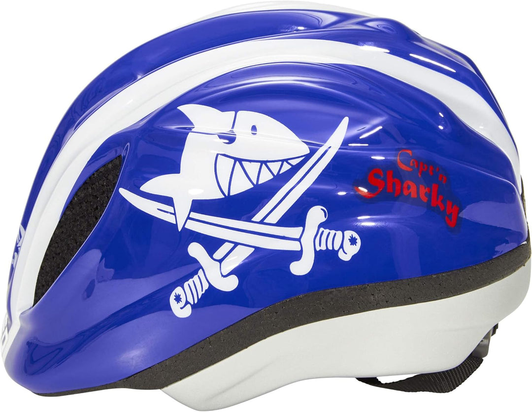 KED Kinder Meggy Originals Fahrradhelm, Die Maus, S/M (49-53cm) 46-51 cm sharky blue, 46-51 cm shark