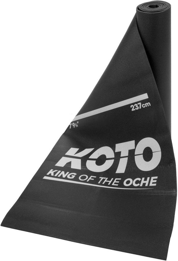 KOTO - Foam Carpet 290 x 60 cm, Schaum Dartmatte Schwarz für Anfänger und Profis, Dart Teppich rutsc