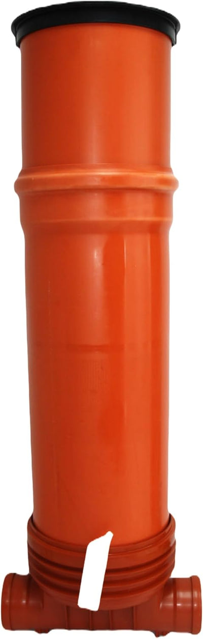 KG Kontrollschacht DN 400/2 x Anschlüsse160-125-110 Höhe 0,5m bis 2m Revisionsschacht Abwasserschach