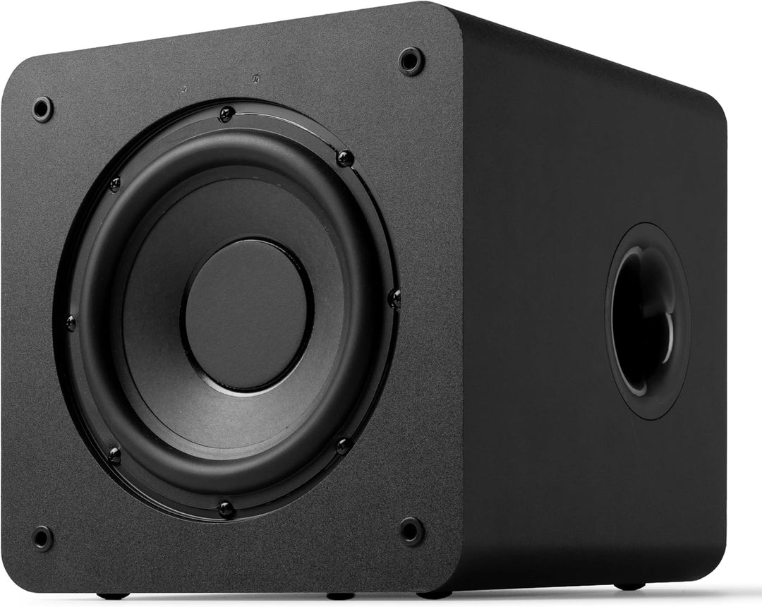 Audizio SW80D Subwoofer Aktiv - 160 Watt - 8 Zoll, Leistungsstarker Aktiv Subwoofer Heimkino - Für K