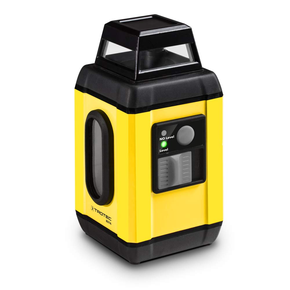 TROTEC Rotationslaser BD7A – selbstnivellierend, 360°-Laserlinie, Kreuzlinienlaser, 3 Modi, Li-Ion-A