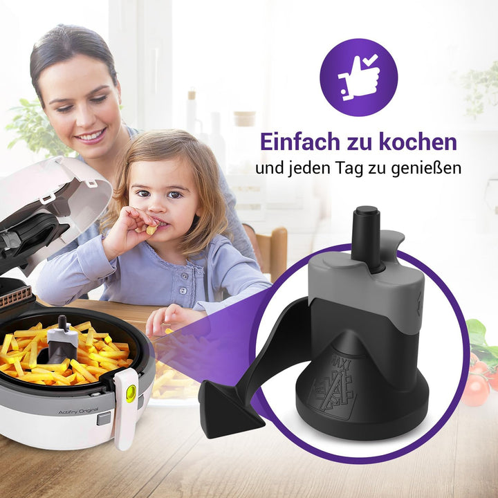 Wendeschaufel Ersatz für Tefal Actifry Rührarm SS-990596 / Dreharm für AL80,FZ70, FZ71, GH80 Heisslu