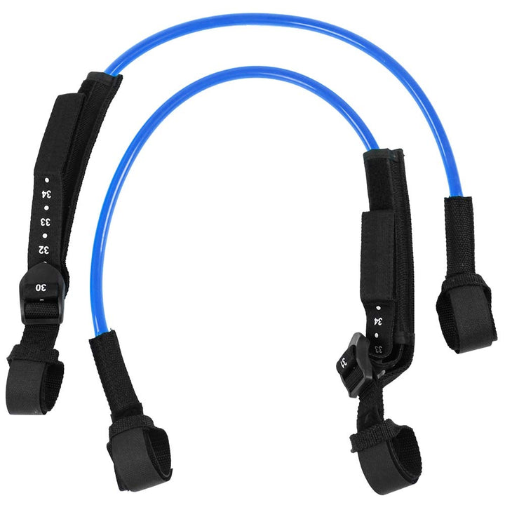 EVTSCAN Surfing Leash String, 2PCS 28-34 Zoll Schwarz Einstellbare Sicherheits-Windsurf-Gurte, Leine
