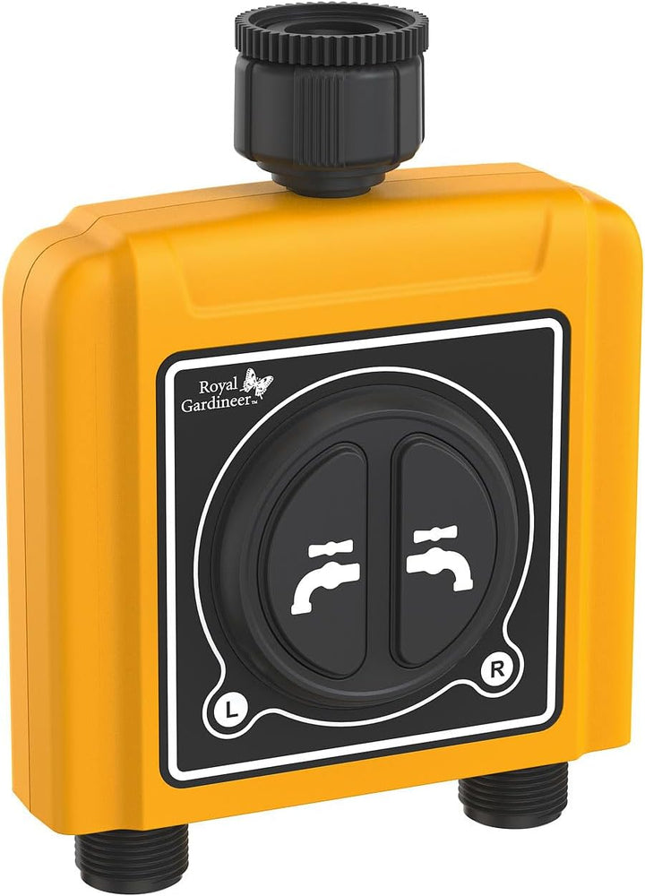 Royal Gardineer Zubehör zu Dual Bewässerung: Dual-Bewässerungsventil für Bewässerungscomputer BWC-51