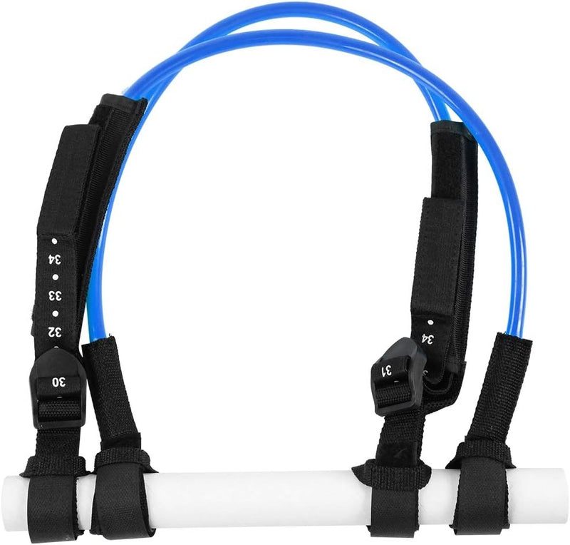 EVTSCAN Surfing Leash String, 2PCS 28-34 Zoll Schwarz Einstellbare Sicherheits-Windsurf-Gurte, Leine