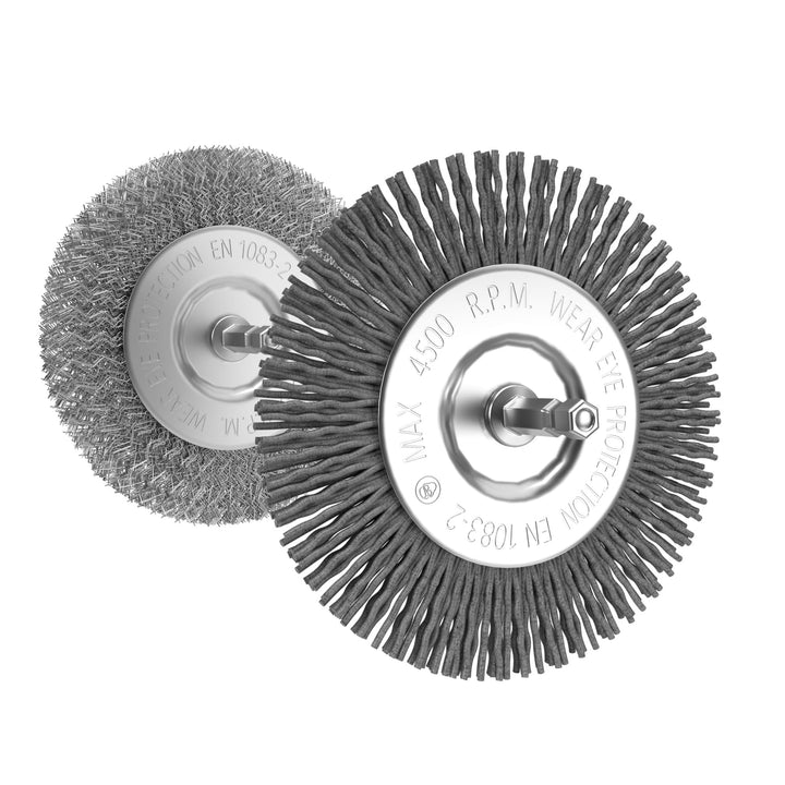 Fugenbürsten Nylon Metall 2er Sets (Fugenbürste 1x Nylon / 1x Metall) Fugenbürste 1x Nylon 1x Metall