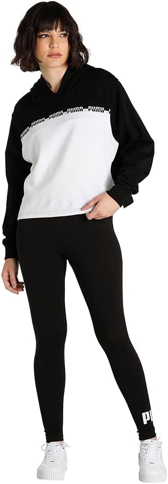 PUMA Amplified Cropped Damen Hoodie Puma Black M