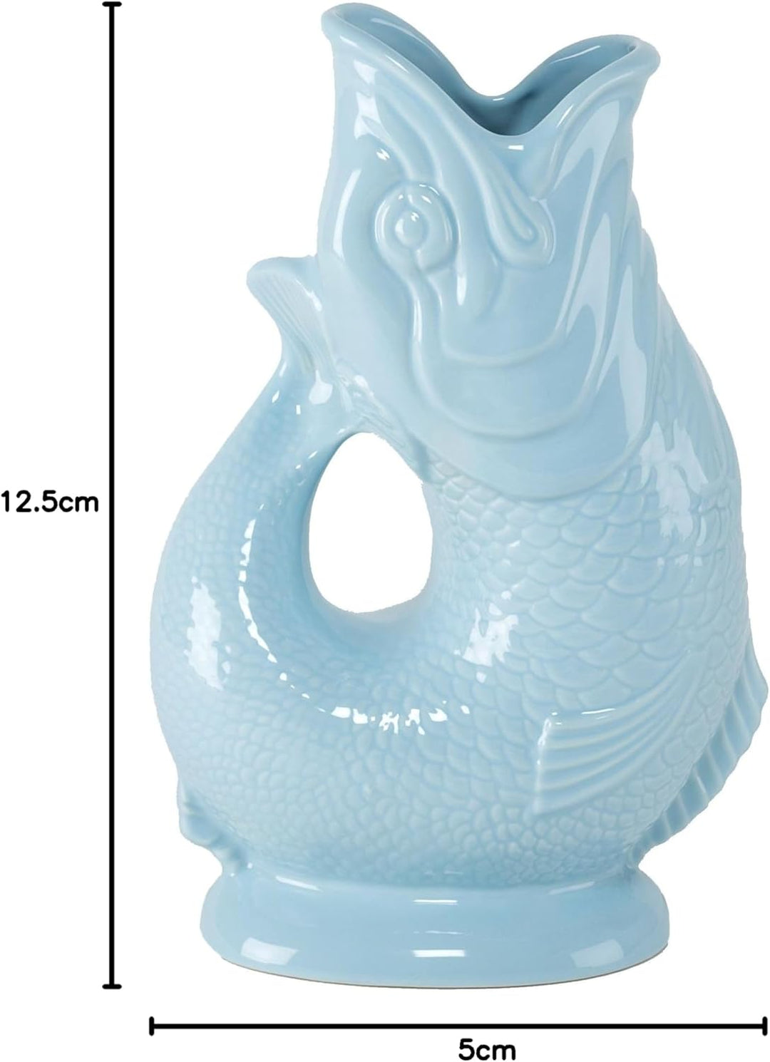Gluggle Krug Neuheit Extra Large pastellblau XL (1er Pack) Pastellblau, XL (1er Pack) Pastellblau