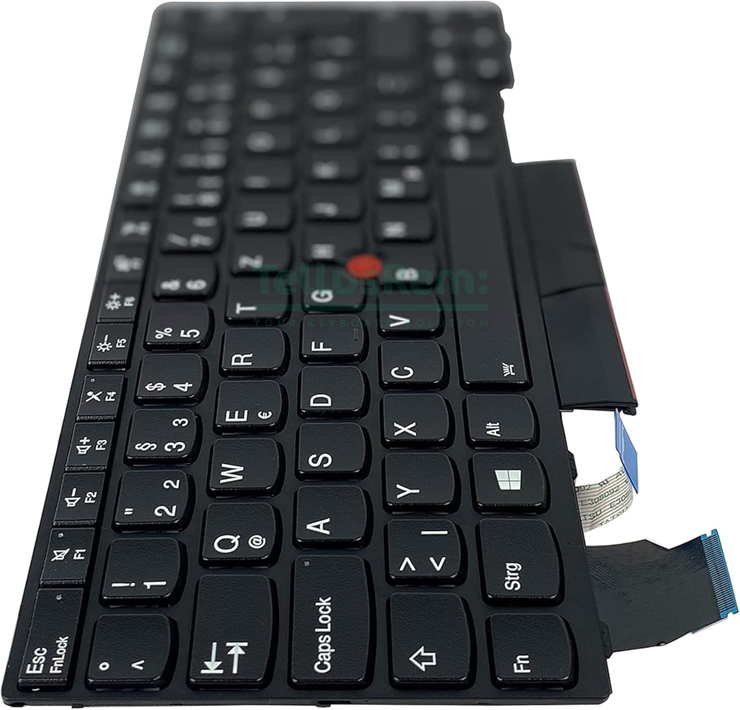 ersatztastatur Deutsche Hintergrundbeleuchtung für Lenovo Thinkpad X280 X390 X395 Backlit Deutsche,