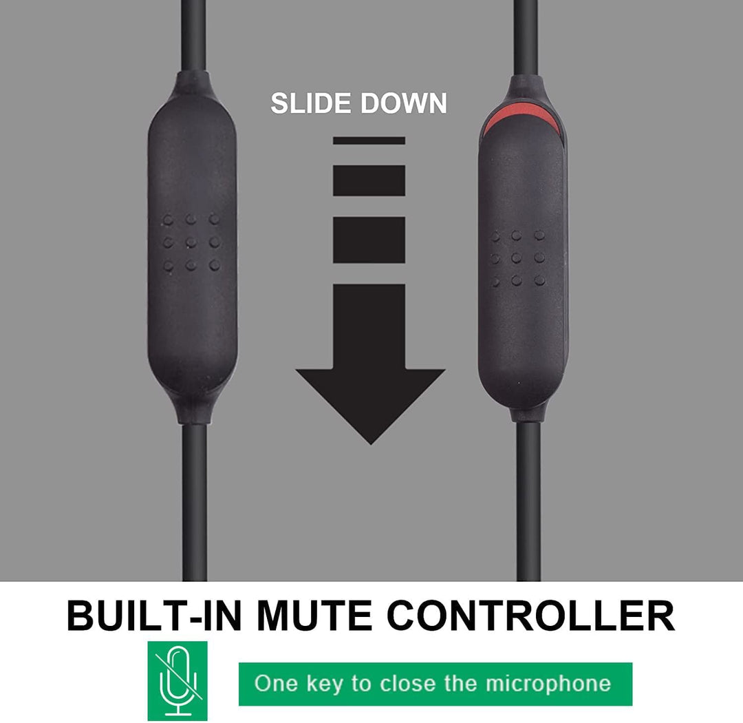 Ersatz-Mikrofonkabel mit Geräuschunterdrückung, passend für Bose QC45 Kopfhörer-Mikrofon
