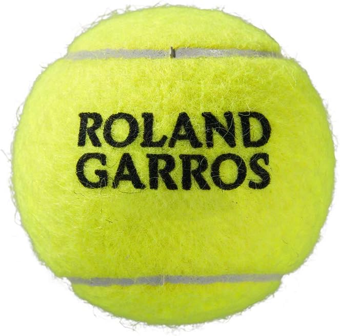 Wilson Unisex-Adult Roland Garros All Court Tennisbälle Yellow 3 Bälle (Packung mit 4) Single, Yello