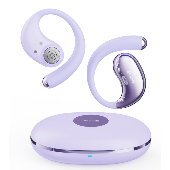 Micool Open-Ear Kopfhörer Bluetooth 6.0, Clip-On Ohrhörer Kabellos mit 36H Spielzeit, Geräuschreduzi