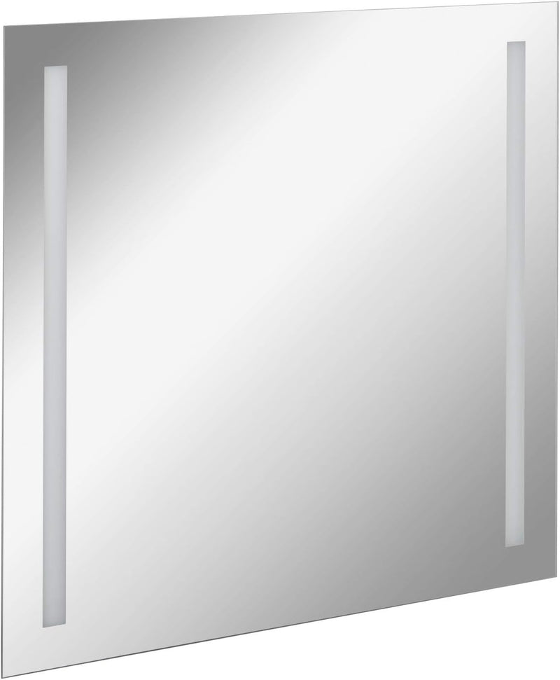 FACKELMANN LED Spiegel linear Mirrors/Wandspiegel mit LED-Beleuchtung und Ambientelicht/Masse (B x H