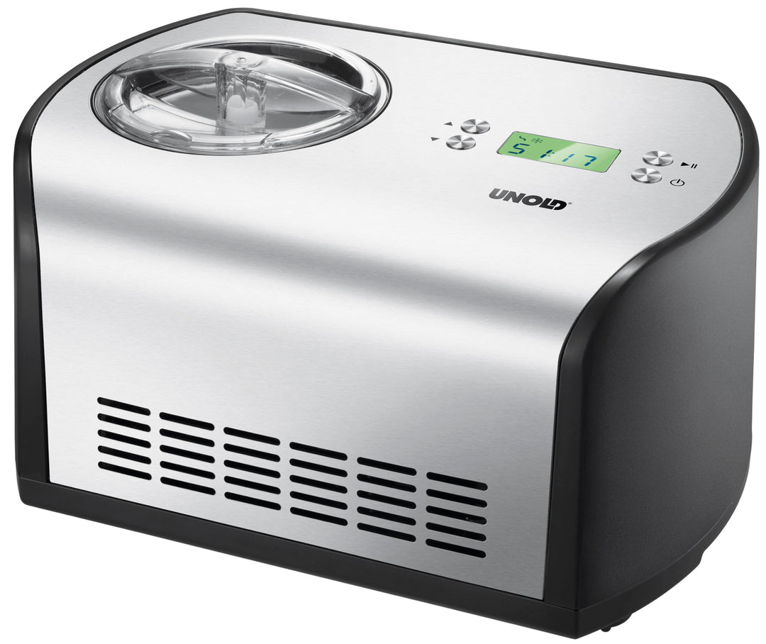 UNOLD Eismaschine One, mit Kompressor, 1,2 Liter Eiscreme, 48865