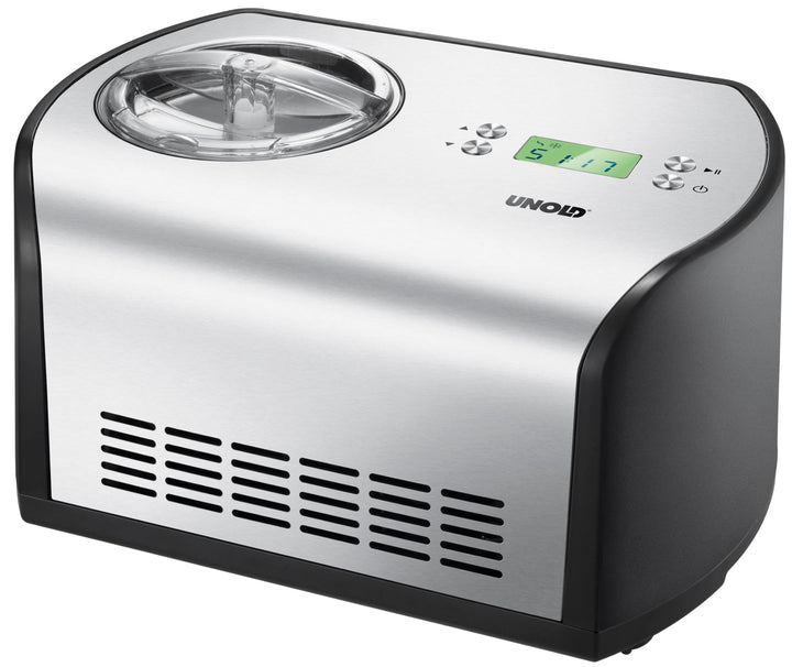 UNOLD Eismaschine One, mit Kompressor, 1,2 Liter Eiscreme, 48865