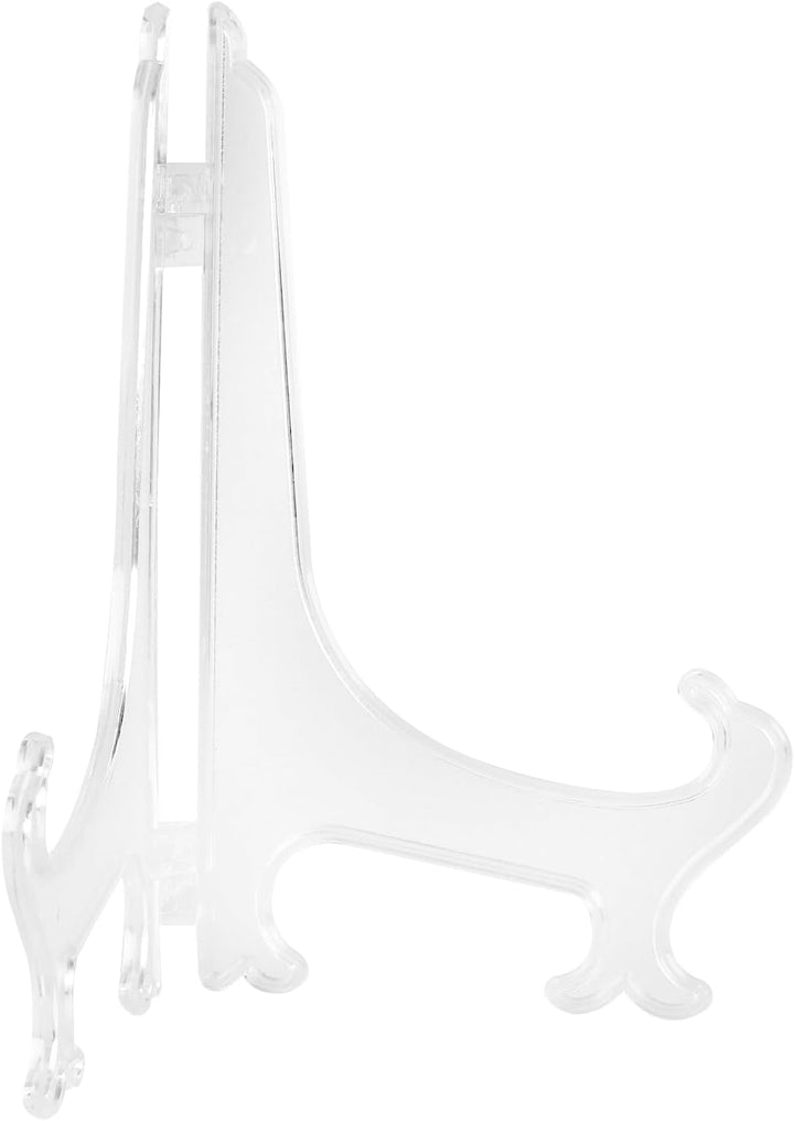 20 Stück Tellerständer aus Kunststoff, 8 Inch Transparent Bilderständer, Kartenständer für Teller, K