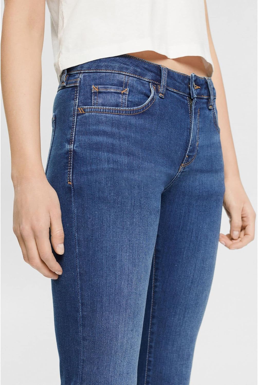 edc by ESPRIT Damen Jeans 26W / 32L 901/Blue Dark Wash, 26W / 32L 901/Blue Dark Wash