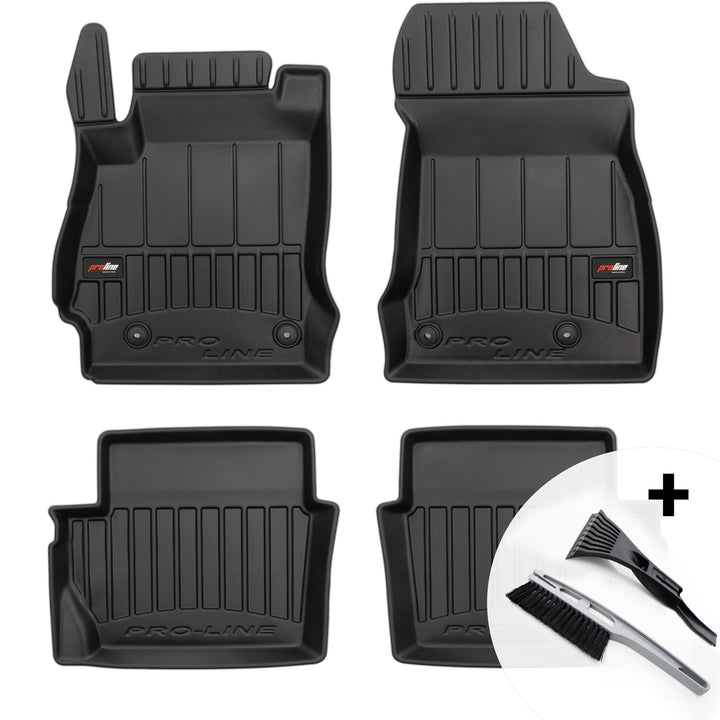 moto-MOLTICO 3D Gummimatten Auto Fussmatten Gummi Automatten 4-teilig Set - passend für Mazda 2 II 2