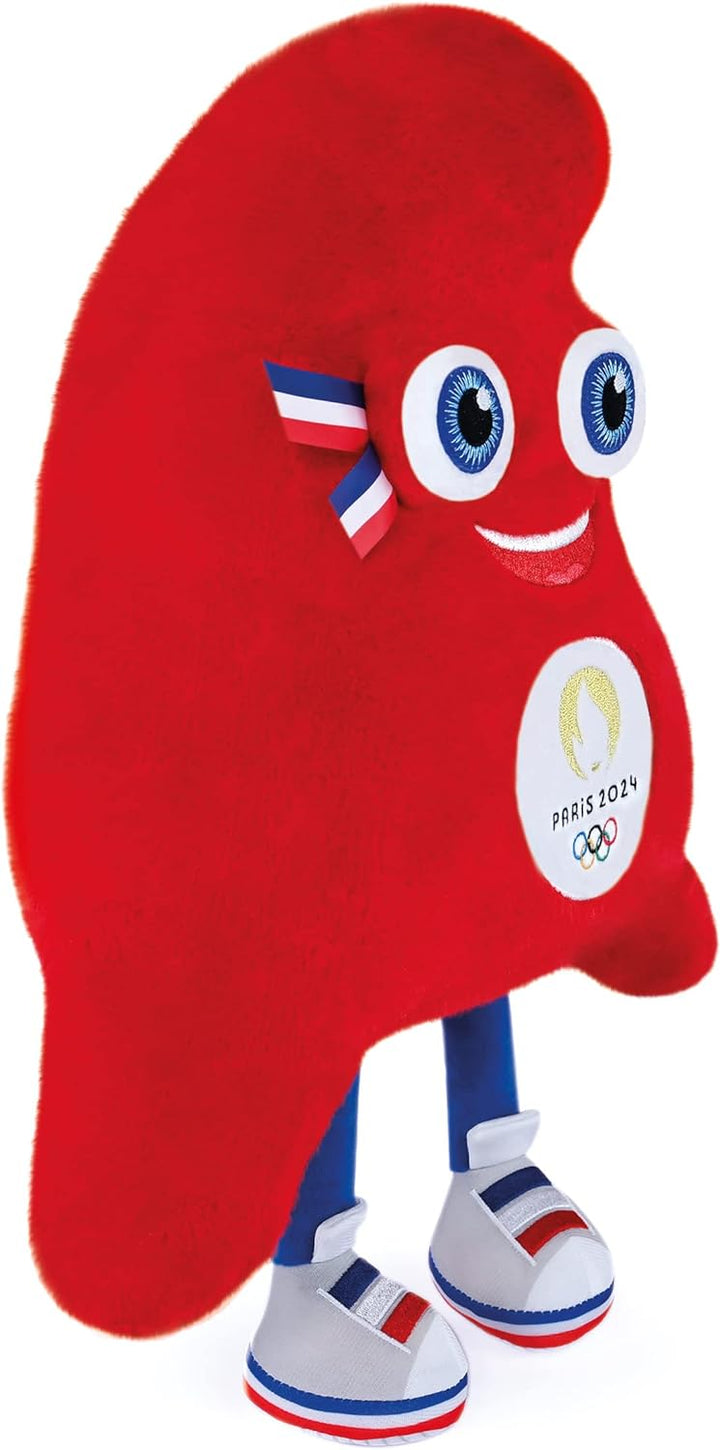 Doudou et Compagnie - Plüschtier Phryge 35 cm – offizielles Maskottchen JO Paris 2024 – Plüschtier d