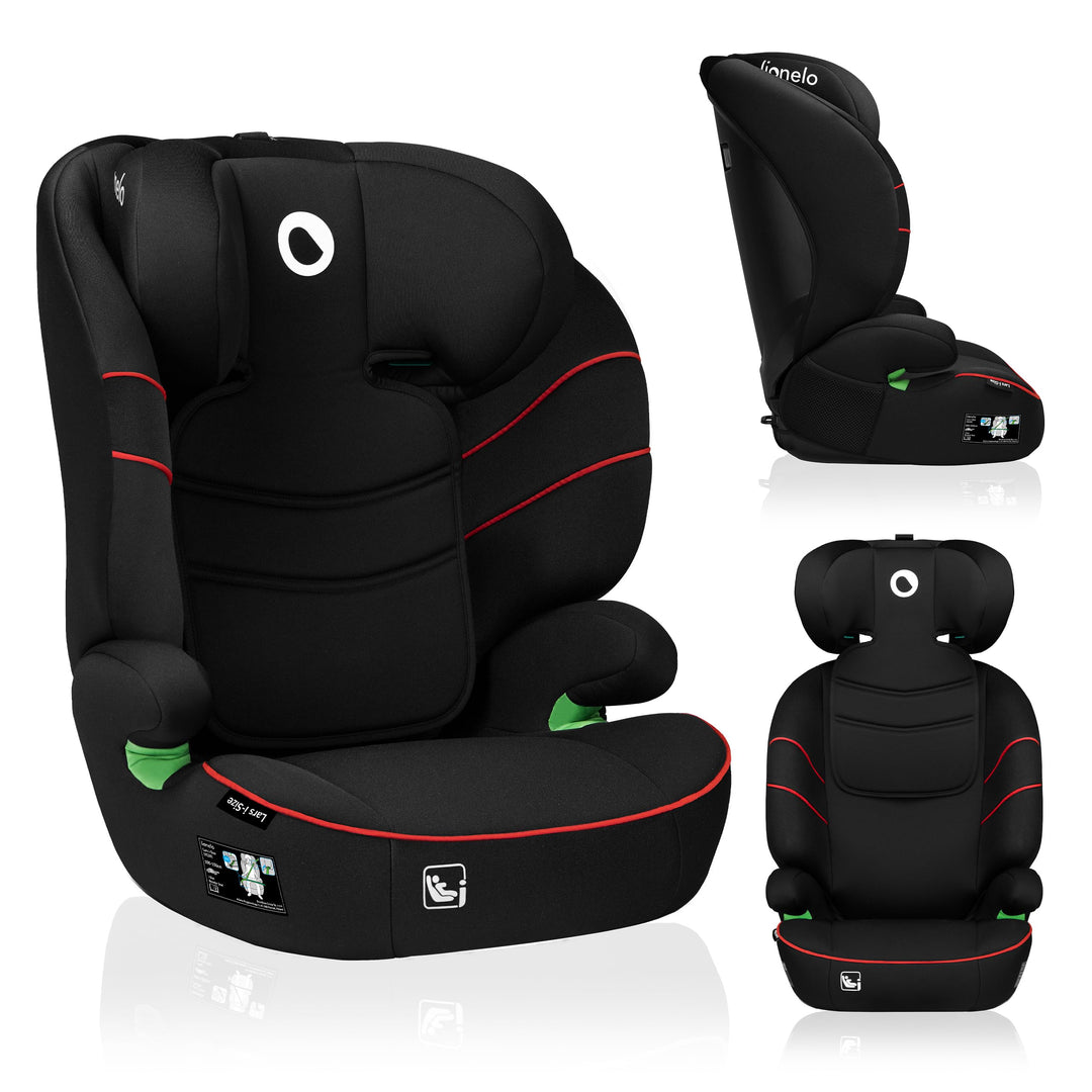 LIONELO LARS i-Size Kinderautositz 100–150 cm, Gruppe 2 3, Seitenschutz 10 Grad, Kopfstützenverstell
