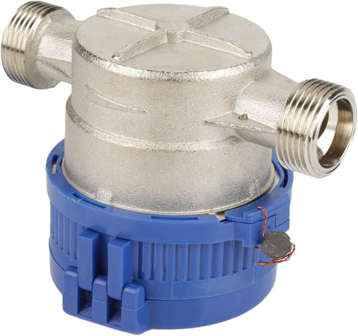 Wasserzähler 1/2 Zoll Wasseruhr Geeicht Gartenwasserzähler 11,5 x 7,5 x 8,5cm Kaltwasserzähler 0 ℃ ~