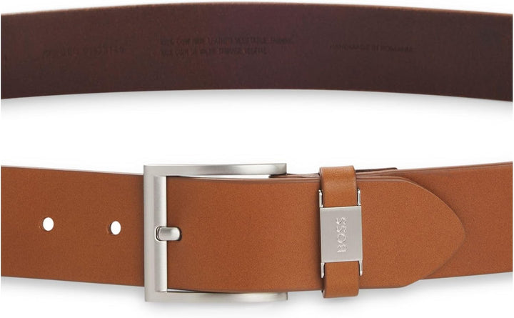 BOSS HUGO Herren Gürtel Ledergürtel Connio 50224631 -210 Medium Brown 105, -210 Medium Brown 105