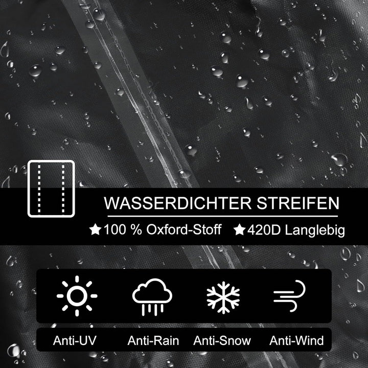 Outdoorküche Beistelltisch Abdeckung,100x60x80cm Wasserdichte Tischabdeckung für den Esswagen Terras