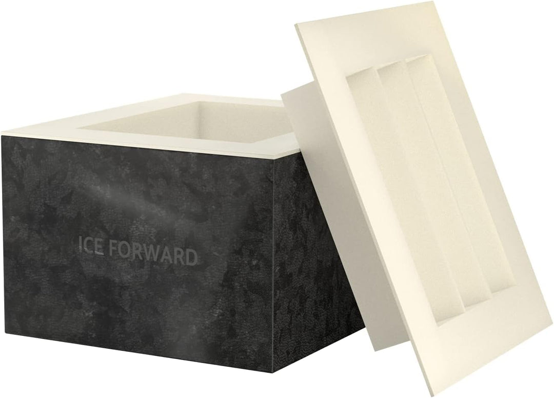 Clear Ice Box Spears | Eisbox mit Eisstangenform für 3 grosse, klare Eisstangen | je 13,5 x 3,5 x 3,