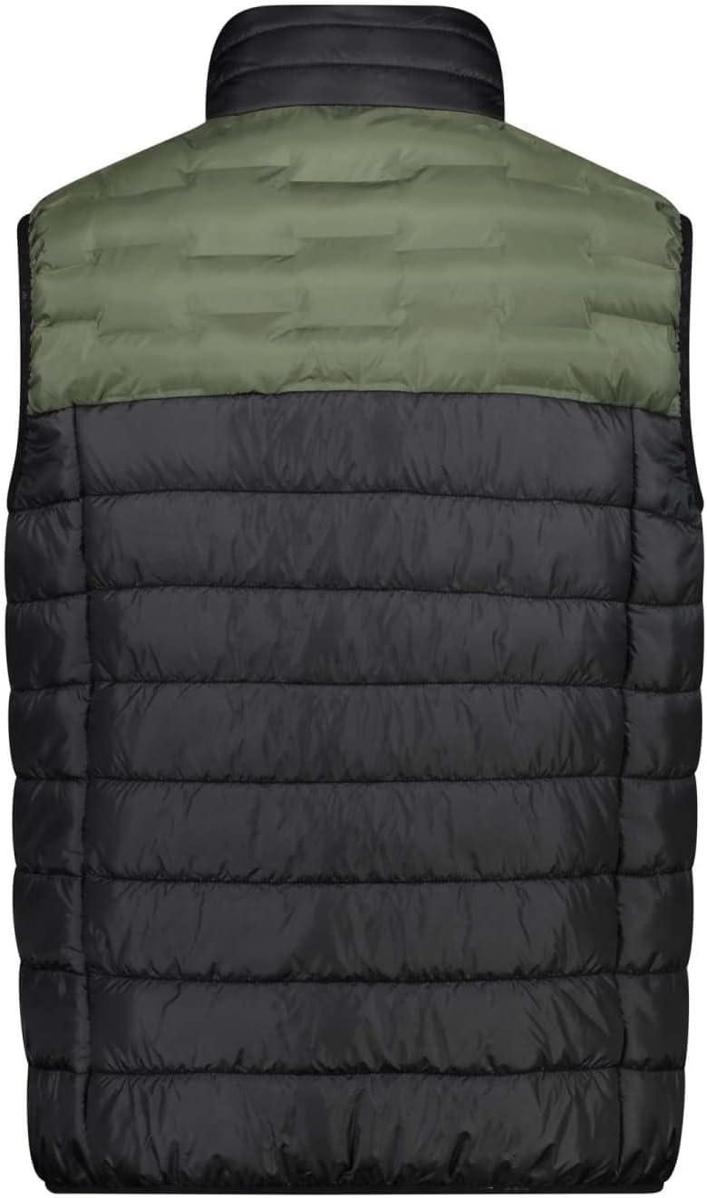 CMP Herren Weste aus Recyceltem Polyester für Herren VEST 50 Nero, 50 Nero