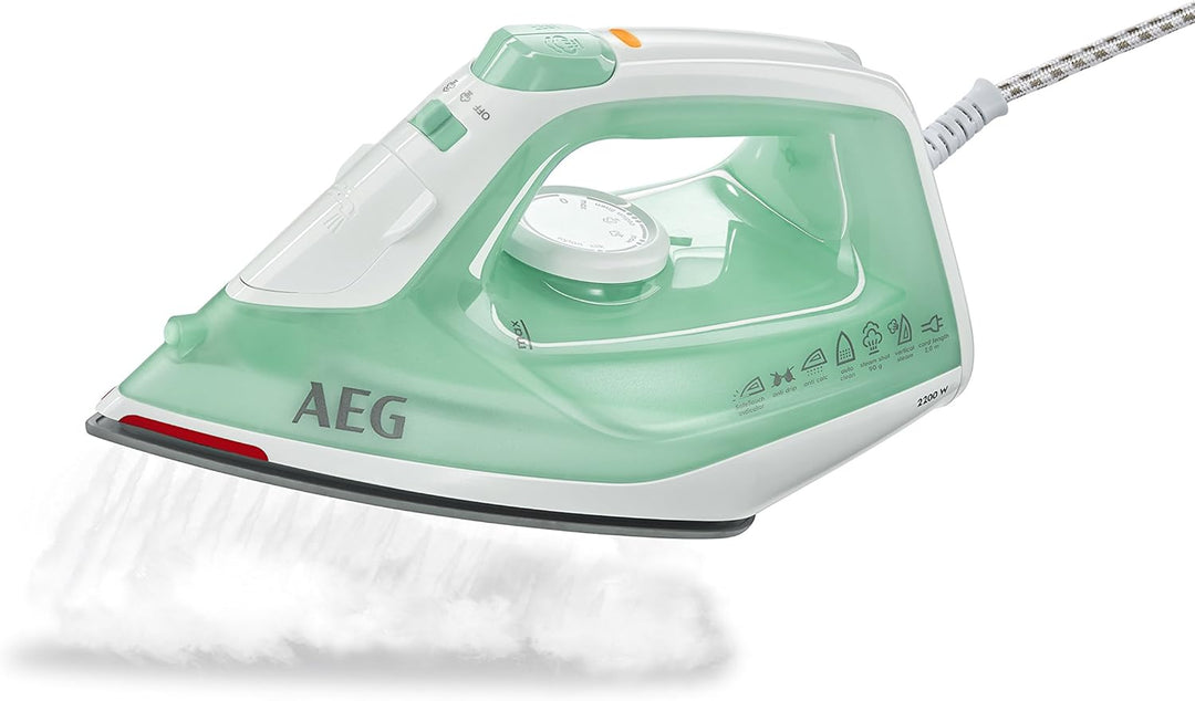AEG DB 1720 Dampfbügeleisen / 2200 Watt / 90g Dampfstoss / 0-26g Dampf/Min. / Restwärmeanzeige / Ede