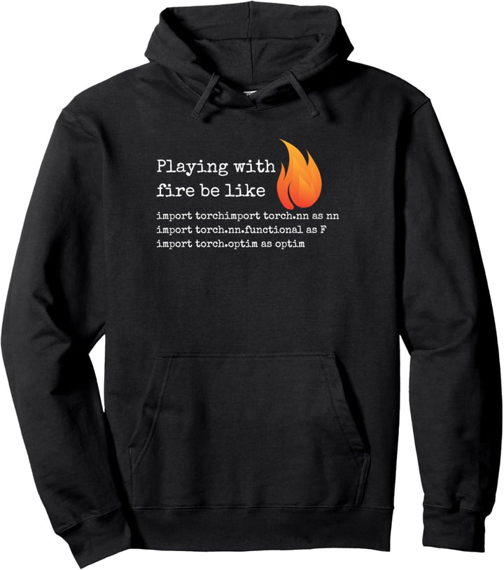 Gift for Deep learning with PyTorch and Python programmers Pullover Hoodie
