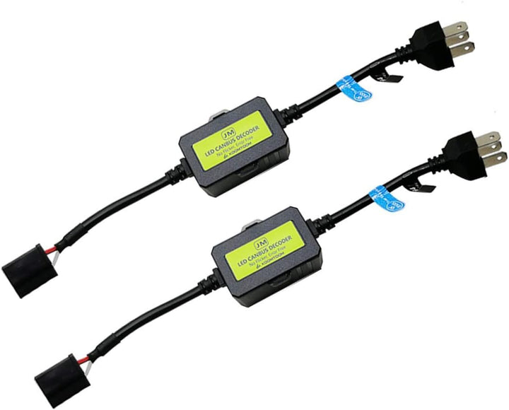 H4-LED-Decoder-Widerstand Canbus-Kabelbaumadapter für Scheinwerferlampen Warnlichtfehler EMC-Abbrems