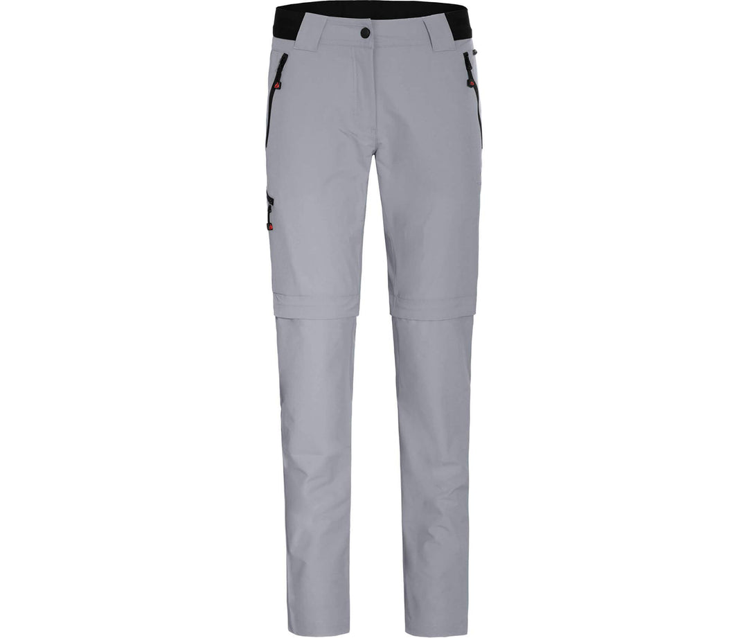 Bergson VIDAA Comfort Zipp Off (Slim) | Damen Wanderhose - schmaler Schnitt - Bermuda Zipp Off - lei